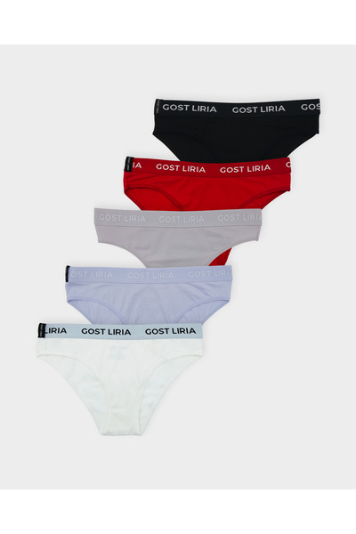 GOST LİRİA Chiloți Daily Five Slip, pachet de 5 - Multicolor