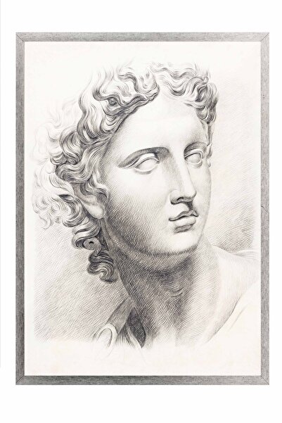 Postifull Vintage Painting, Silver Framed Poster, Vintage Wall Decor