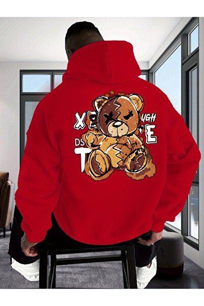 ALEYZA MODA nisex Ανδρικό/Γυναικείο Φούτερ με κουκούλα και στάμπα στην πλάτη,...