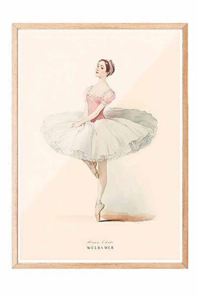 Postifull Vintage Painting, Wooden Framed Poster, Vintage Wall Decor