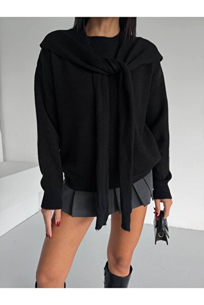 IŞILDA FASHION Pulover cu model șal