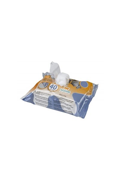 Ferplast Genico Fresh Wet cleaning Wipes[Count - 40, Flavor - Talc, Dimension...