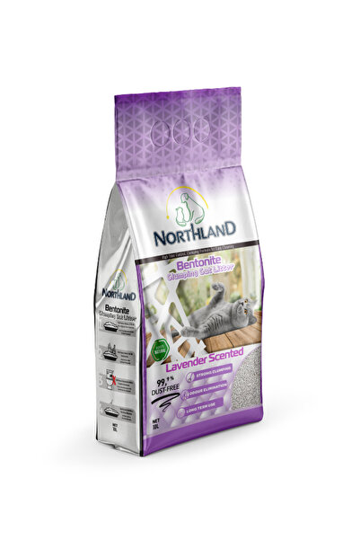 NORTHLAND رمل القطط المتكتل من البنتونيت - برائحة الخزامى [الحجم - 10 لتر]