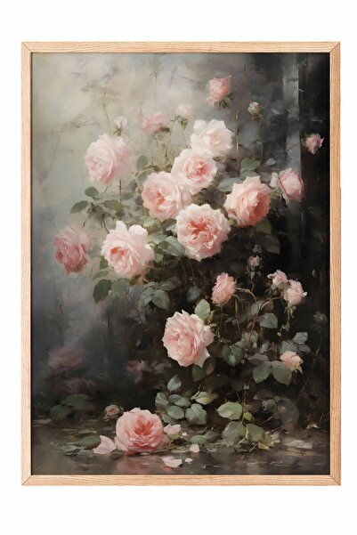 Postifull Vintage Painting, Wooden Framed Poster, Vintage Wall Decor