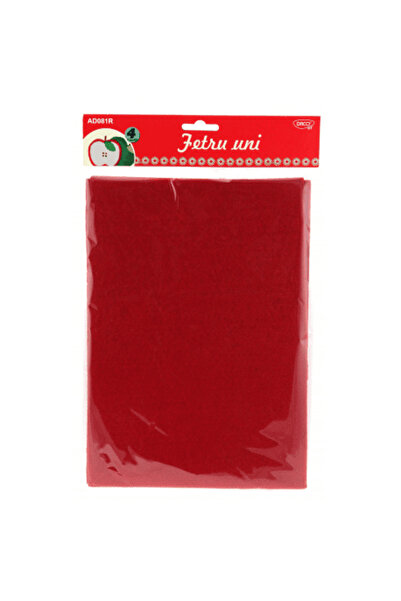 daço Accesorii Craft - Fetru Uni set4 Rosu (AD081R)