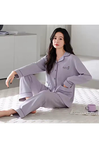 delis Women's "Warm Love" two-piece pajamas