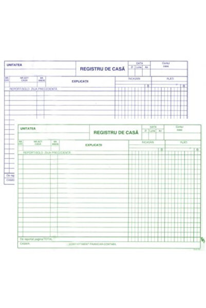 DanyCris Registru de casa autocopiativ A4, 2 exemplare