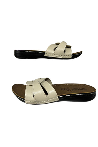 MULEX 2456 Women's Beige Anatomical Sole Slippers
