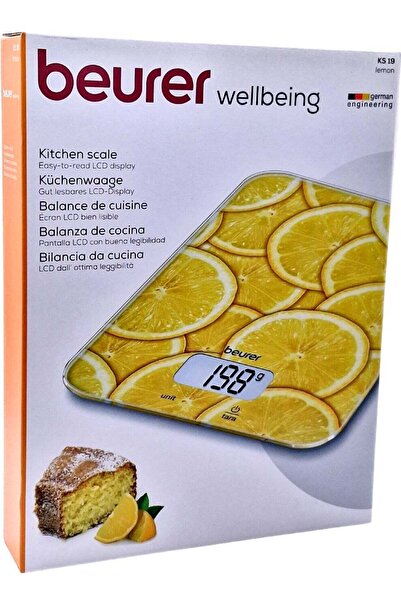 Beurer Ks 19 Kitchen Scale Lemon