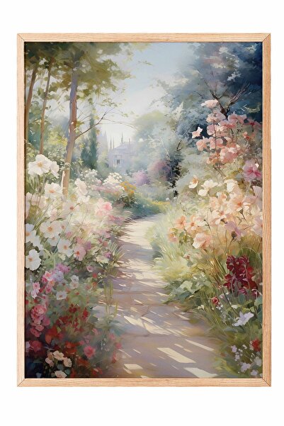 Postifull Vintage Painting, Wooden Framed Poster, Vintage Wall Decor