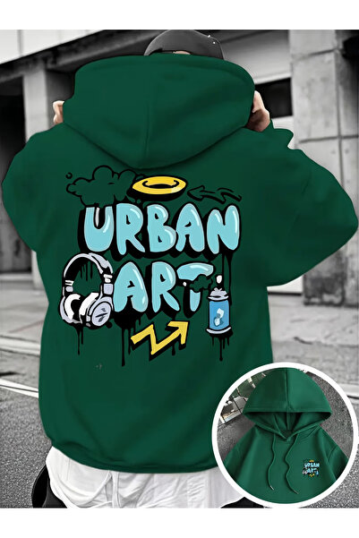 ALEYZA MODA Hanorac unisex cu glugă supradimensionată, cu imprimeu pe spate, ...