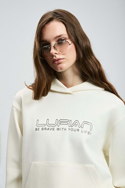 Lufian 122030023 Cassa Women's Knitted Sweatshirt White