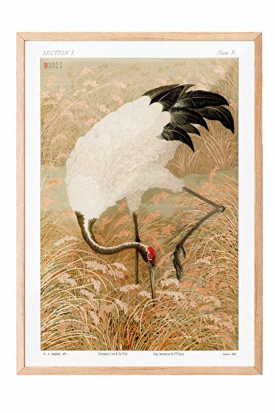 Postifull Vintage Painting, Wooden Framed Poster, Vintage Wall Decor