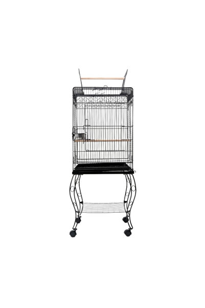 Dayang قفص طيور (A80) - 53.5 × 53.5 × 133.5 سم - أسود