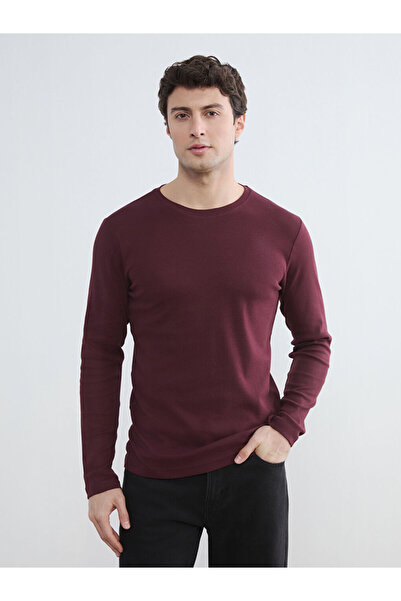 LC Waikiki تي شيرت رجالي بأكمام طويلة وياقة روبا من UZG STORE للرجال الأنيقين