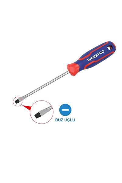 Workpro WP221013 3x75mm CR-V Profesyonel Düz Tornavida