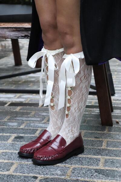 BeBeQ Store Μαλακά γυναικεία παπούτσια Jucy Bordo με κορδόνια