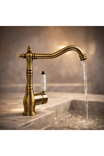 RocciArmatur صنبور مطبخ عتيق بتصميم ريفي - صنبور مطبخ