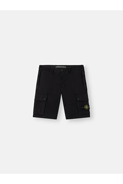 STONE ISLAND Fermuarlı cepleri olan Bermuda şort.