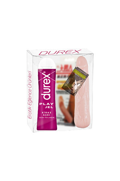 Durex Kirazlı Jel 50 ml + ucuz uzatmalı prezervatif fiyatları 15.5 cm PenisKı...