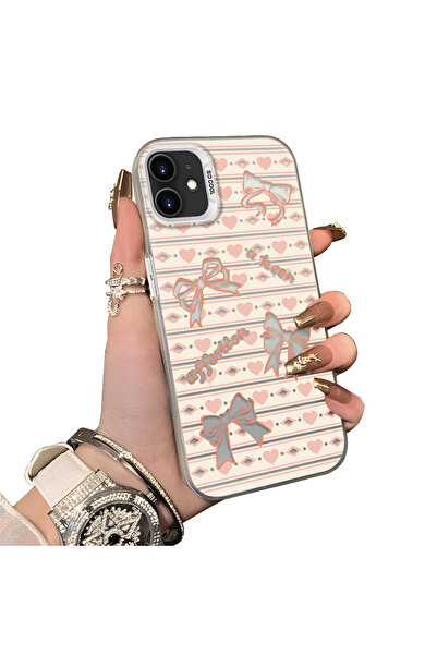 ucuc iPhone 12 Pro Compatible Hard Acrylic Back Silicone Edge Lens Protection...