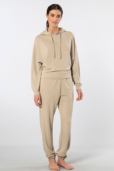 TÜREN Women's Hooded Jogger Tracksuit Set