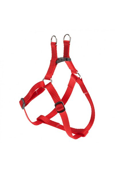 Ferplast حزام Easy P [اللون - أحمر، الأبعاد - 33-46.5 سم × 10 مم]