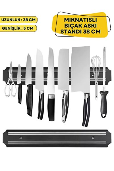 Macrostar Magnetni držač za noževe 38 cm, čvrsti organizator kuhinjske opreme...