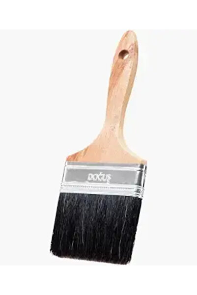 YILSAN FIRÇA 01 010 فرشاة طلاء زيتية بمقبض خشبي وشعيرات سوداء رقم: 4