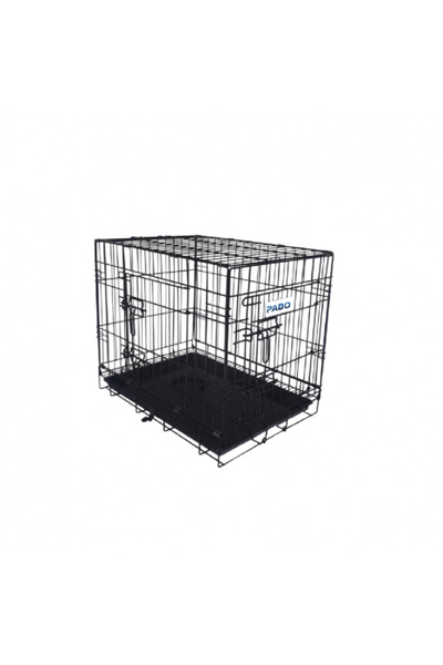 PADO Double Door Dog Crate with Mesh Floor, 61x44.5x51.5cm