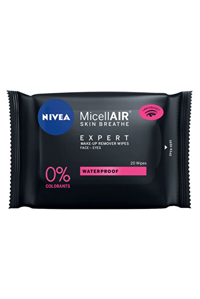 Nivea Visage Set of 3 x Cleansing Wipes x 20 Expert Waterproof Cleansing