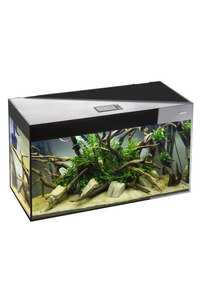 Aquael Aquarium Set Glossy ST Day & Night-Black 215L-100 x 40 x 63cm