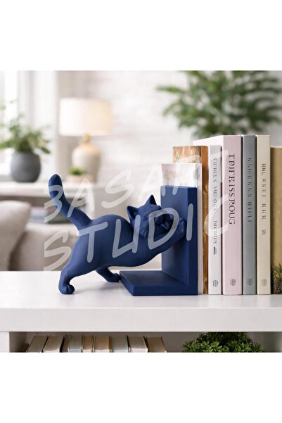 Basart Kedi Tasarımlı Kitap Desteği - 3D Baskı Özel Seri