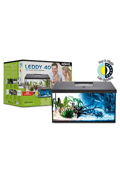 Aquael Aquarium Set Leddy 40 Black Day & Night