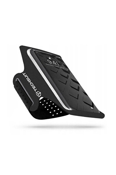 Techsuit Husă de telefon pentru jogging, TH10, 6,5", neagră/gri