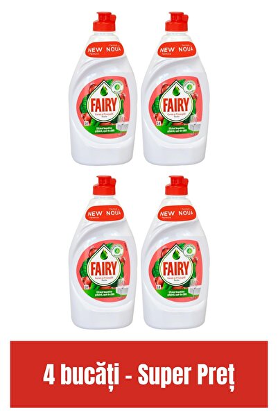 Fairy LIQUID DISHWASHING DETERGENT 450ML POMEGRANATE x4
