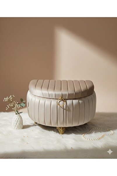 Duru Çeyiz Sandıkları Gold Kulplu Tek Boy Çeyiz Sandığı