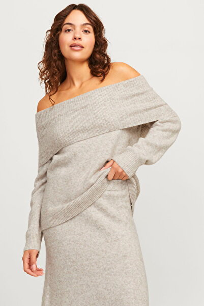 Jack & Jones Women's Madonna Collar Wool Blended Sweater - Minka