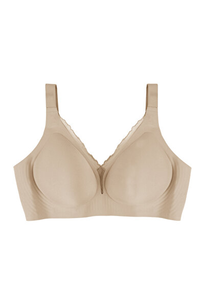 koza iç giyim Sutien de damă cu detaliu din tul, fără cusături, mărime mare (...