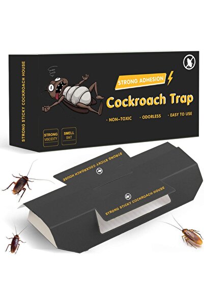 Arabest مصيدة صراصير جديدة، مصيدة صراصير منزلية داخلية، مصيدة صراصير لاصقة، 1...