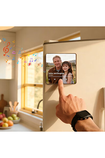 EJOYA Kişiye Özel Fotoğraflı Müzik Çalar Bluetoothlu Magnet 116245