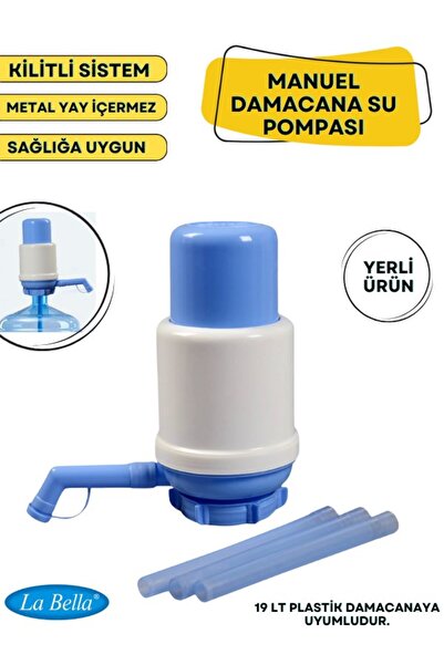 Macrostar Manuel Sistem Damacana Su Pompası Damlatmaz Kilitli Sistem Su Pompası