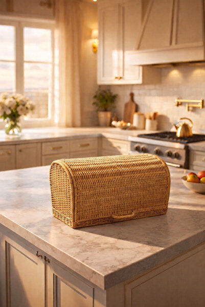 Mim Life Hasır Ekmeklik El Örmesi Büyük Boy Ekmeklik