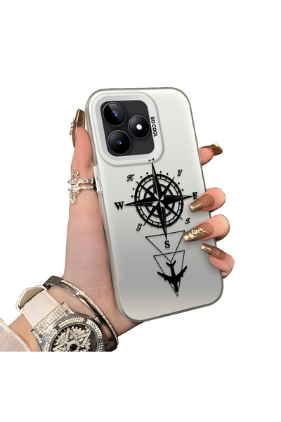 ucuc حافظة حماية للعدسات من السيليكون الصلب الأكريليكي الخلفي متوافقة مع Real...