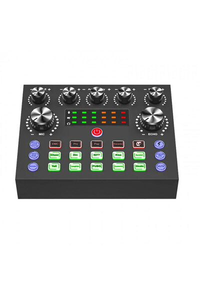 KEEPRO خلاط صوتي للبث المباشر، خلاط استوديو للبث المباشر عبر الإنترنت