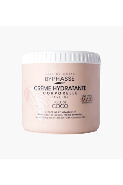 BYPHASSE كريم مرطب للجسم بزيت جوز الهند - 500 مل