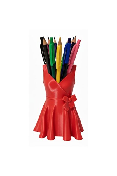 OEM Suport tip fustă pentru pixuri, creioane și markere - Roșu