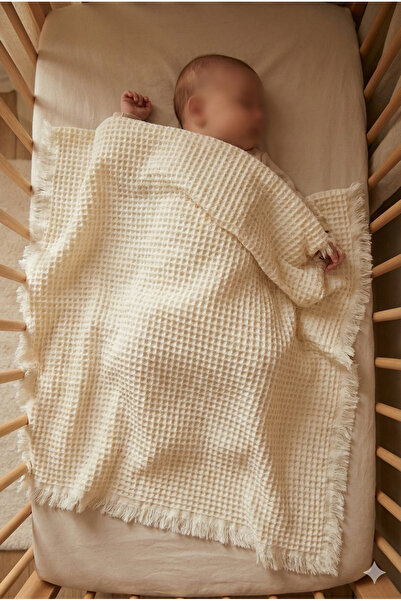 ZEYNUKO بطانية أطفال من القطن بنسبة 100% من بيبي فرايزلي هافوكي، غطاء للأطفال