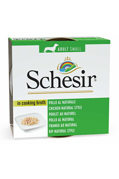 Schesir طعام رطب معلب للكلاب - بنكهة الدجاج الطبيعية [الوزن - 85 غرام]