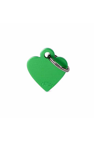 My Family CUORE PICCOLO ALLUMINIO VERDE